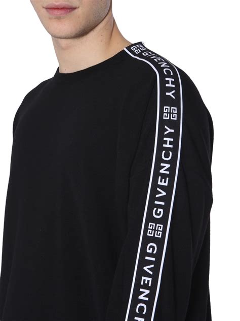 Givenchy Maglia a righe 4G bianca/nera .